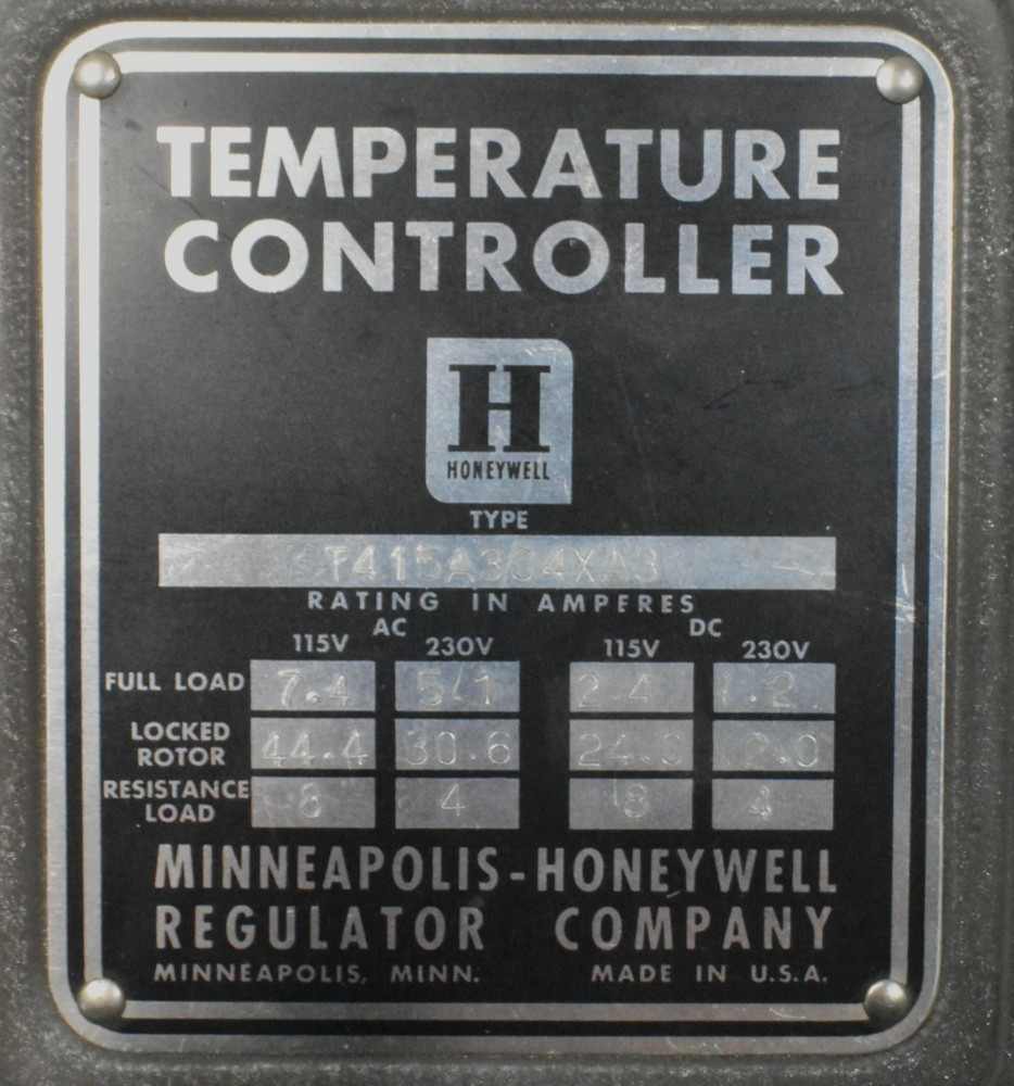 Honeywell T415A304XA3 Temperature Controller