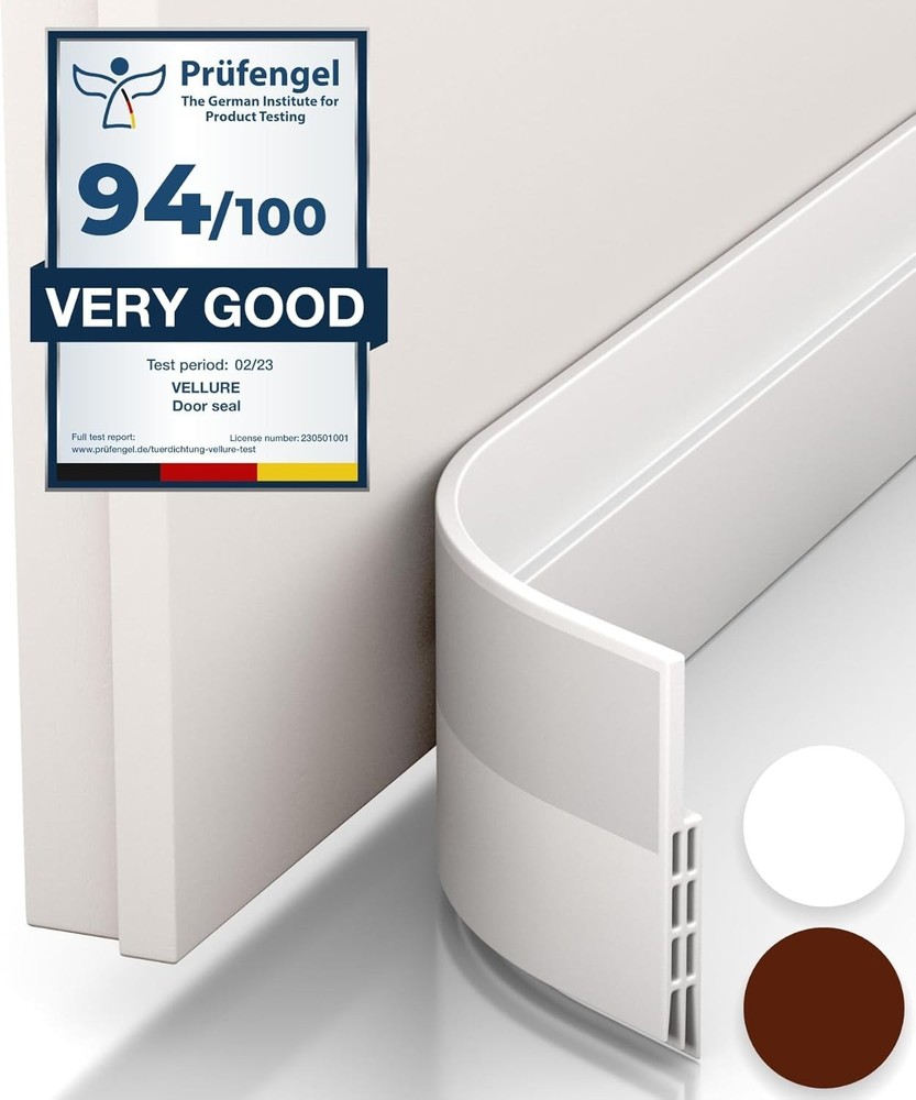 39" Silicone Door Draft Stopper - Quick Install & Energy Saving Solution