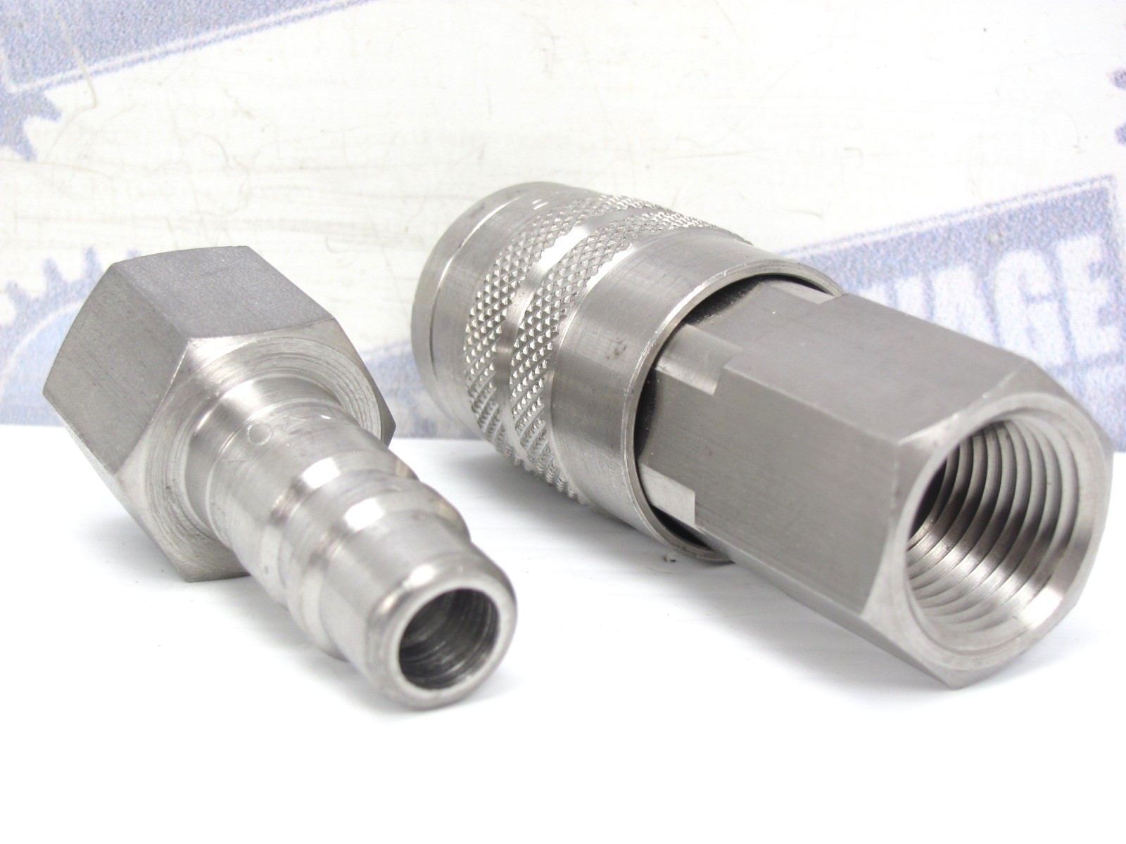 DIXON - 4FF4-S & D4F4-S - 1/2 in 303 Stainless DF QUICK DISCONNECT & NIPPLE NEW