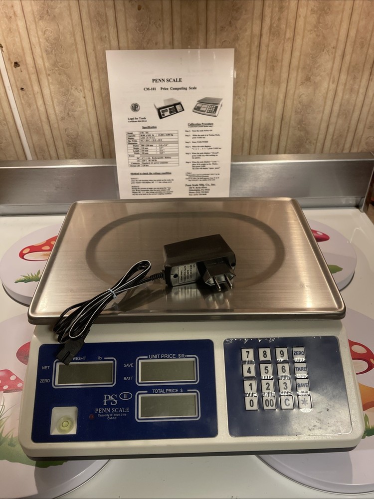 Penn Scale CM-101 30 lb Capacity Price Computing Scale Excellent Condition!!