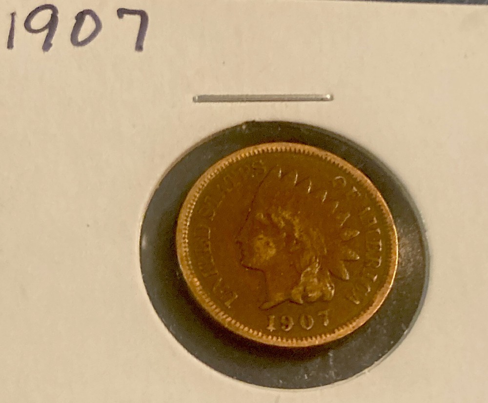 1907 P Indian Head Cent •#07