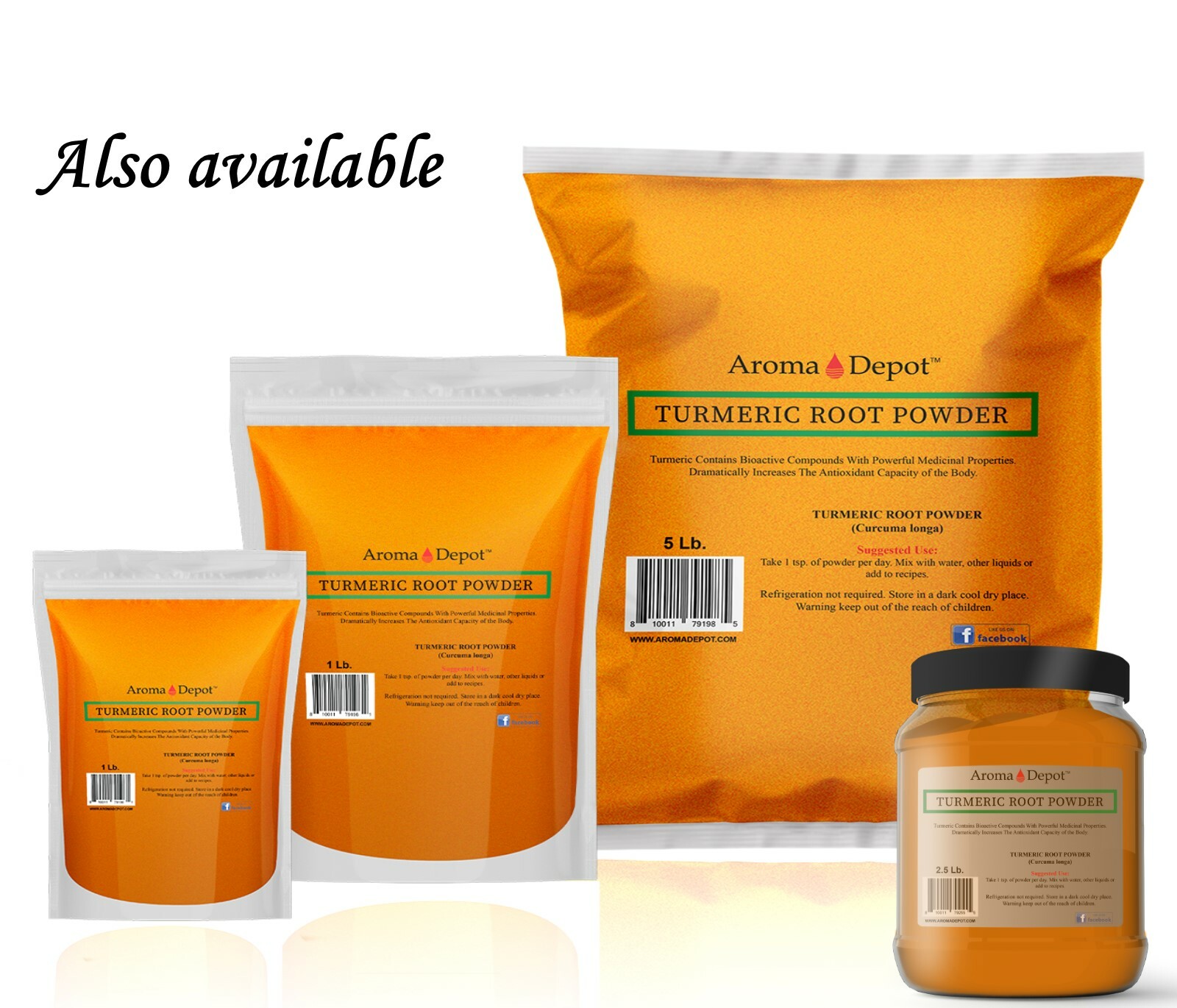 Tumeric Root Powder Pure Curcuma Longa Raw Spice cúrcuma Turmeric 100% Natural