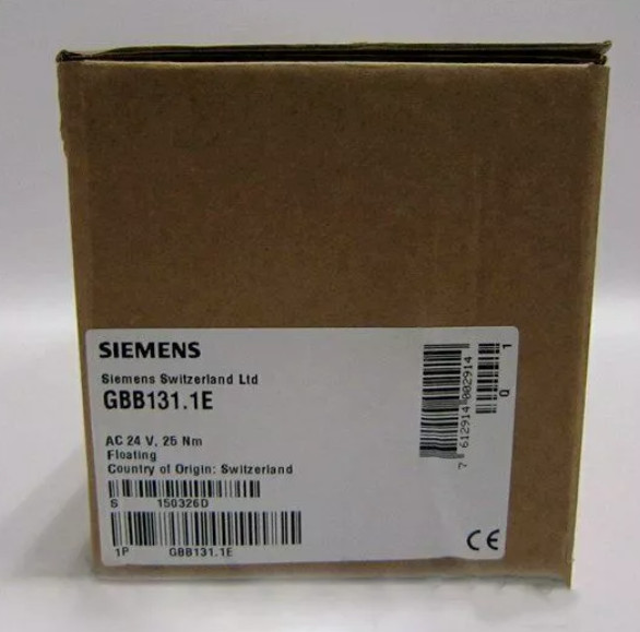 Siemens GBB131.1E electric switch regulating damper actuator.