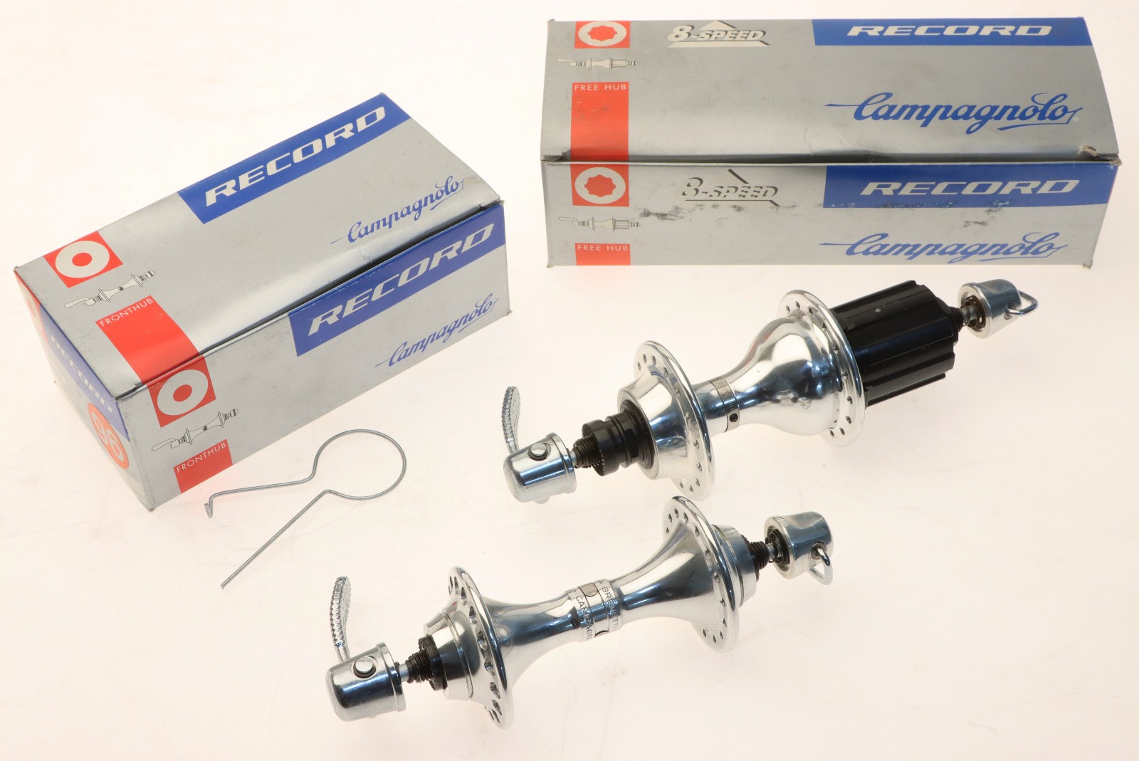 Campagnolo Record 32h Hubset 8 Speed 100mm 130mm NOS NEW NIB