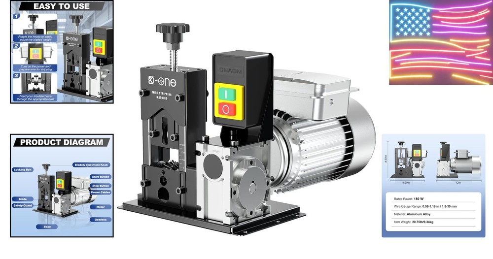 Automatic Wire Stripper Machine, Copper Wire Stripping Machine, Wire Stripper...