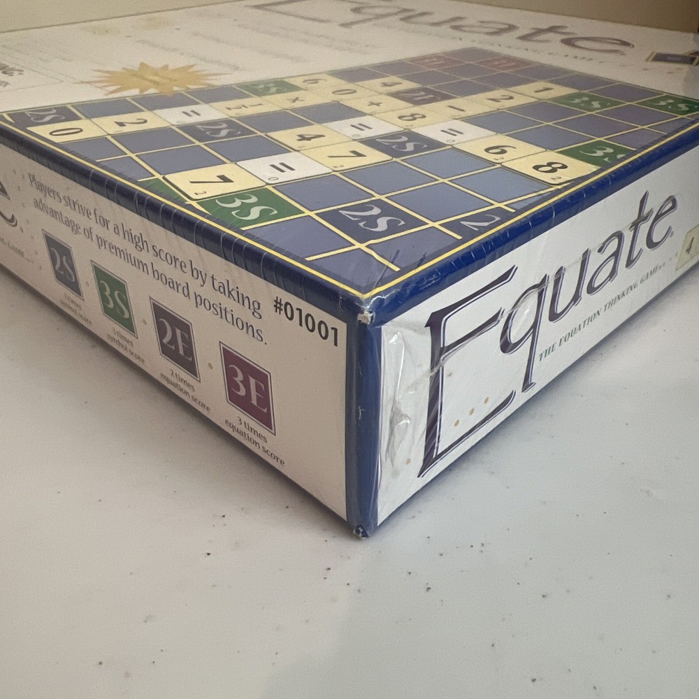 EQUATE The Equation Thinking Math Board Game Educational Fun New Sealed