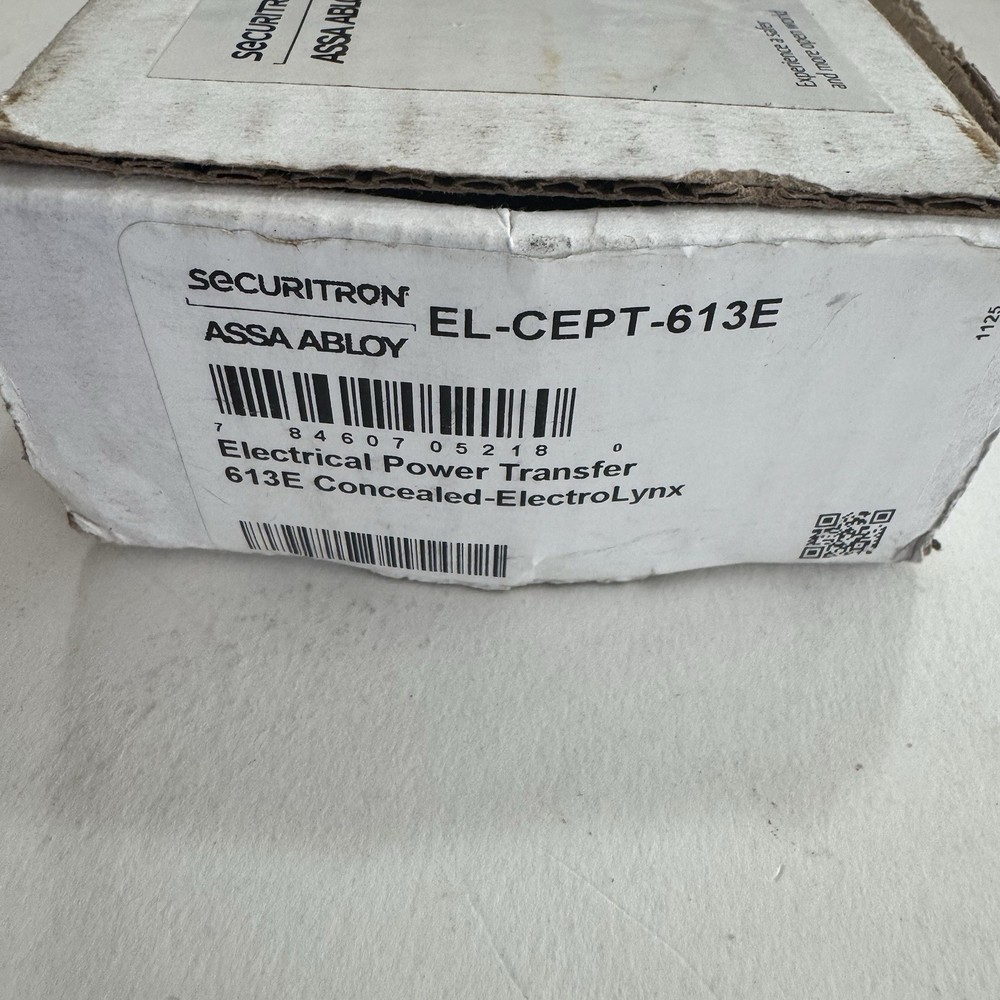 SECURITRON EL-CEPT-613E Concealed Electrical Power Transfer New E52