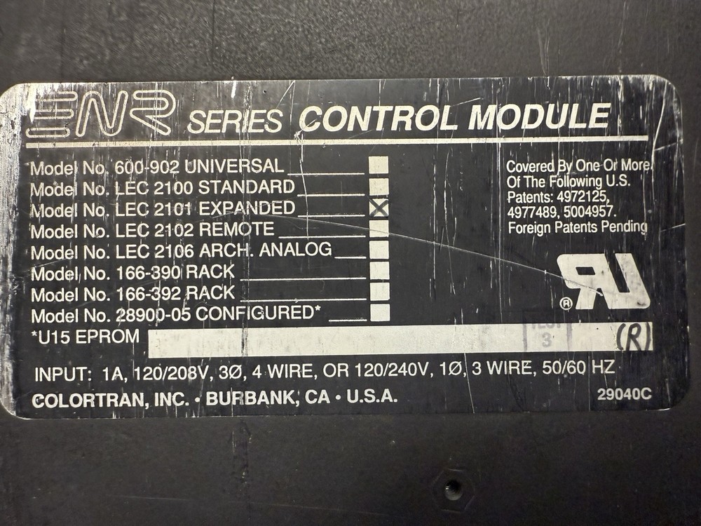 Leviton Colortran Expanded Viewpoint Control Module LEC 2101
