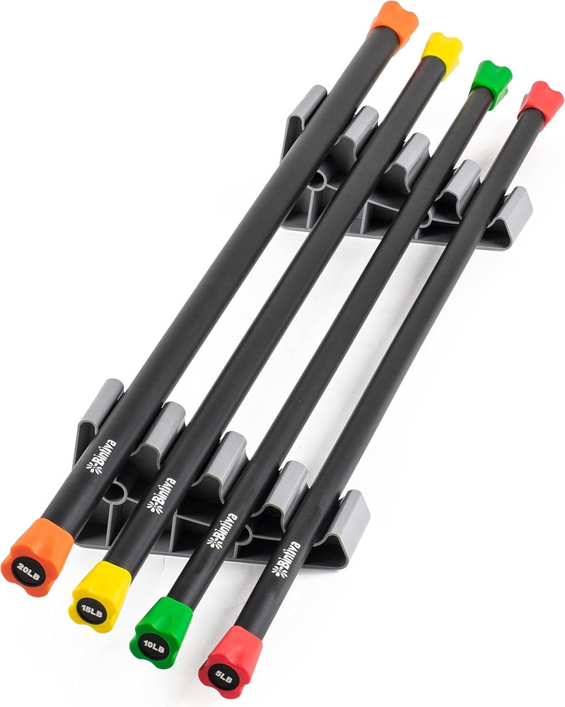 Versatile Weighted Bar Set for Effective Home Workouts and Strength Training