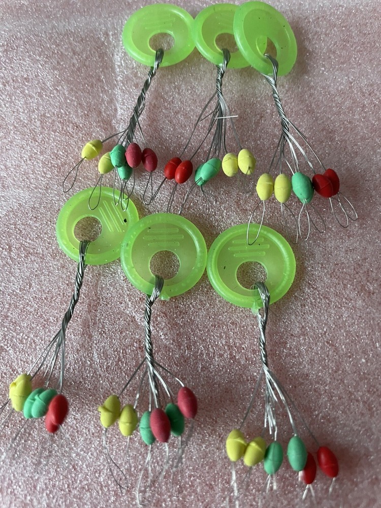 72 X Mix Sliding Float Stops Rubber Grippa Barrel Rig Buffer Line Large /small