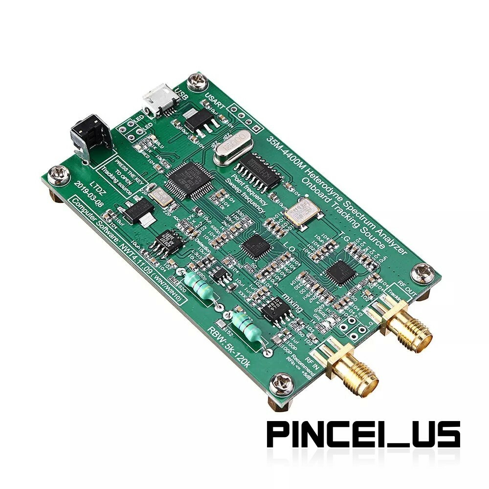 35-4400M USB Spectrum Analyzer Tracking Source RF Frequency Domain Analysis Tool