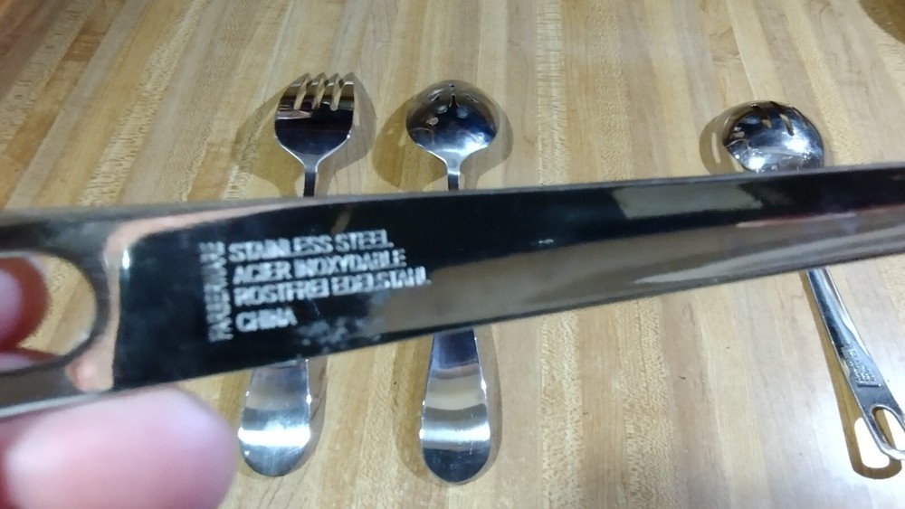 (2) Faberware Serving Spoons plus Big Fork and Spoon!