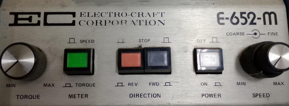 Electro-Craft E-652-M Motomatic Drive Speed Controller