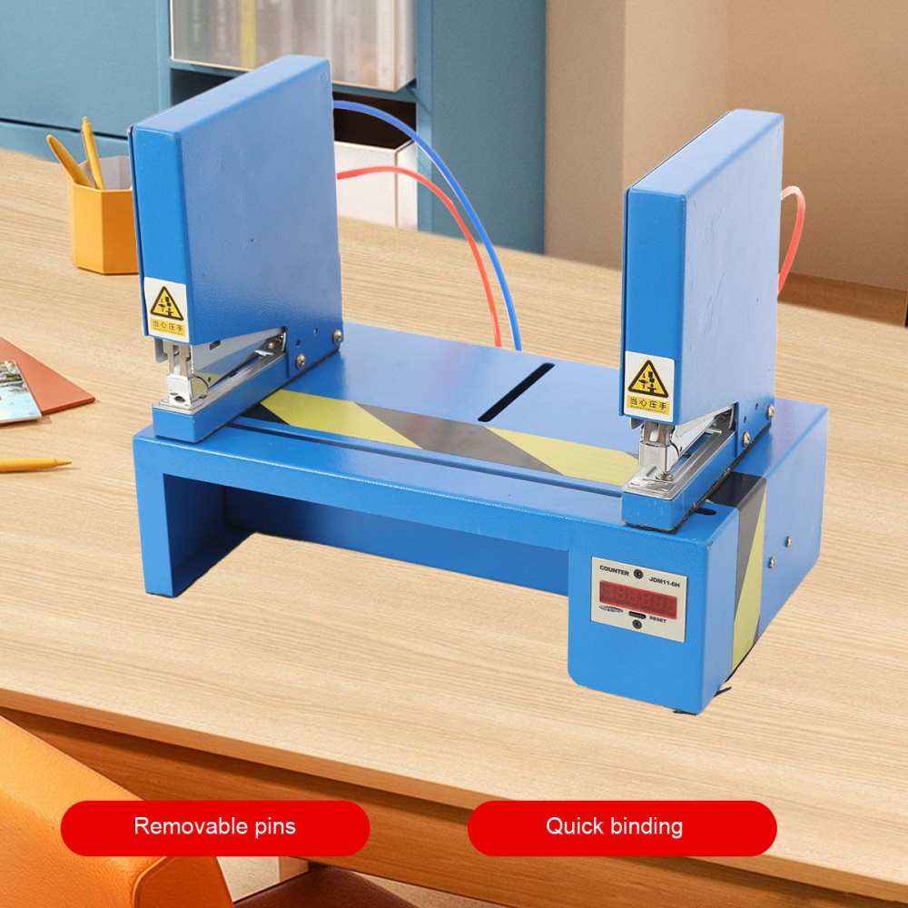 New Pneumatic Stapler Double Head Smart Electric Stapler Binding Machine