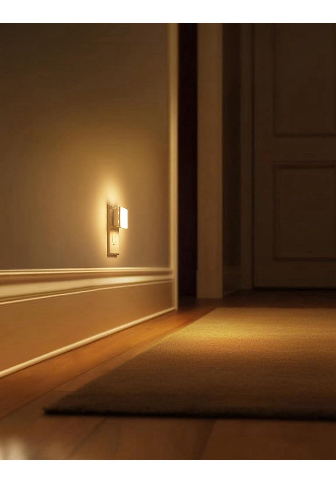 L LOHAS LED Night Lights Plug into Wall 2-Pack, 0.3W in 2 PACK, 3000K