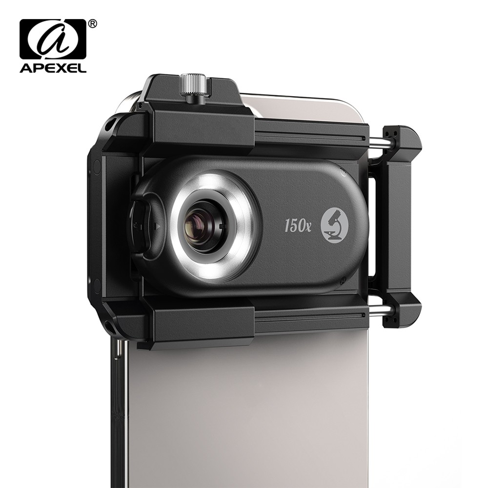 Apexel LED Microscope Set Featuring 150X Macro Lens for Enhanced Observation
