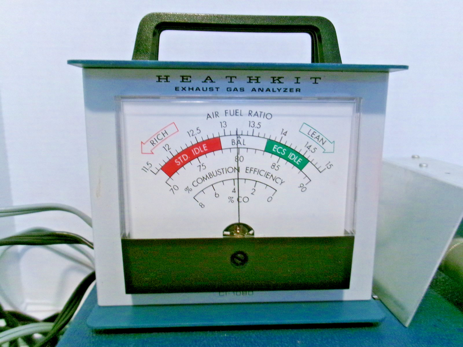 HEATHKIT - EXHAUST GAS ANALYZER - MODEL Cl-1080 - with Original Plastic Case