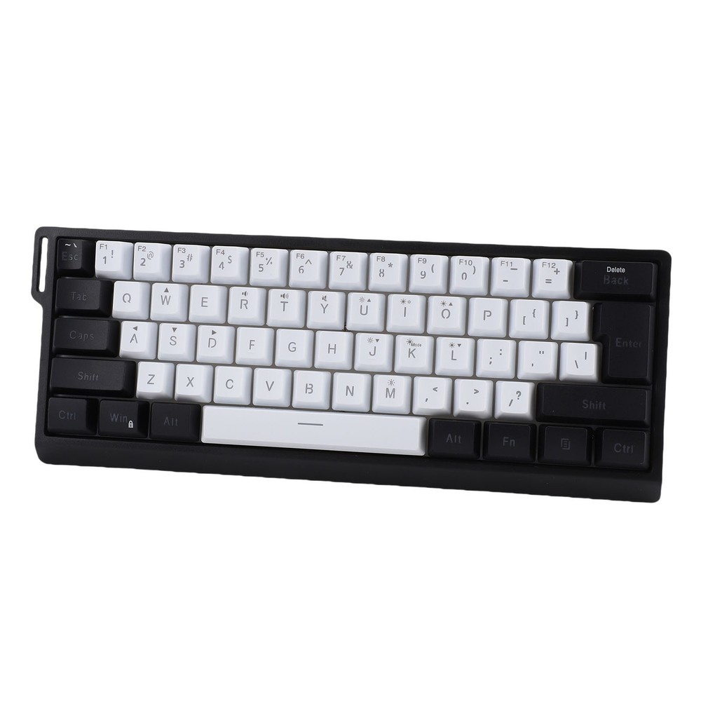 Compact 61 Keys RGB Backlit Mechanical Wired Keyboard For Gaming Work GZUL