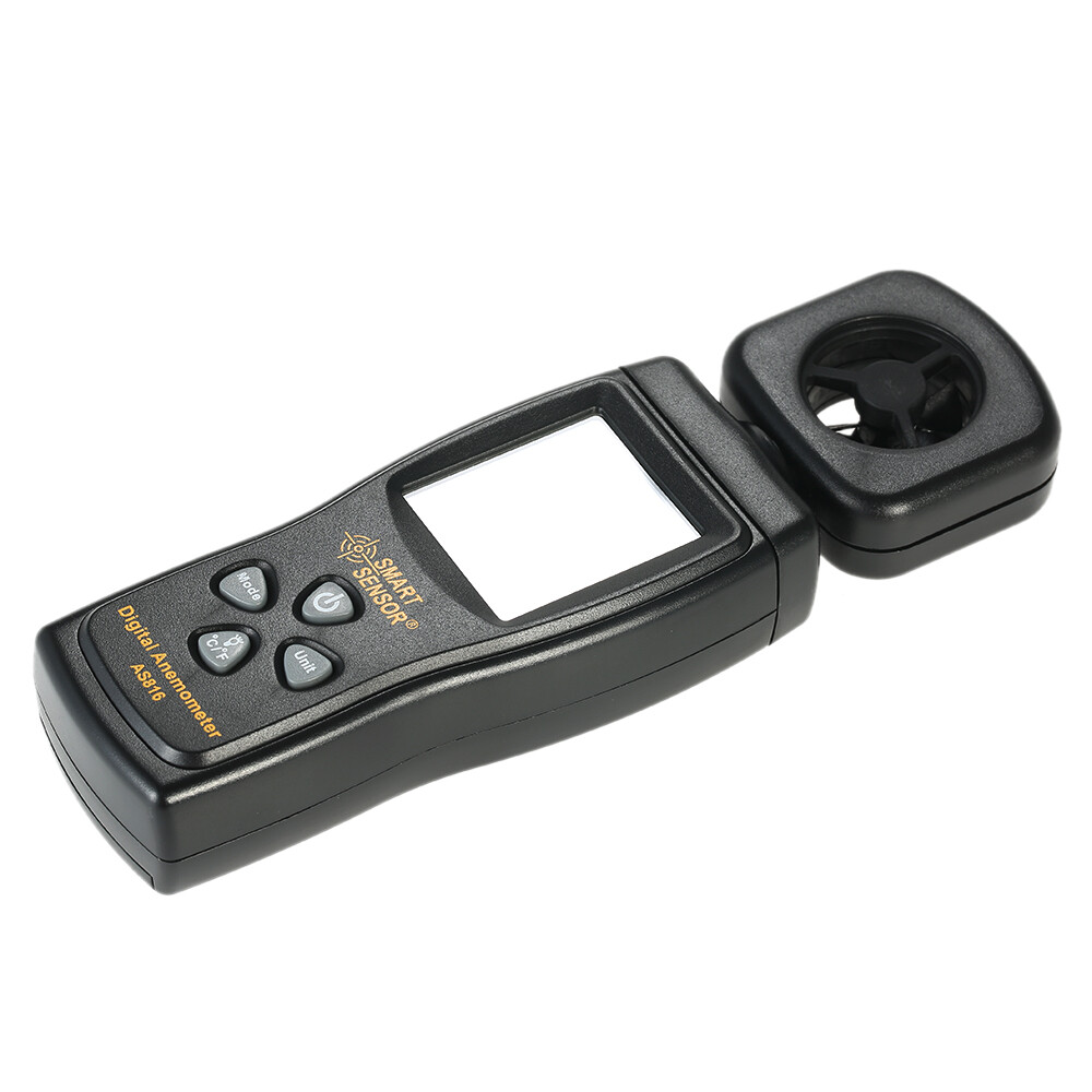 SMART SENSOR Anemometer LCD Digital Wind Speed Air Velocity Meter S2I3