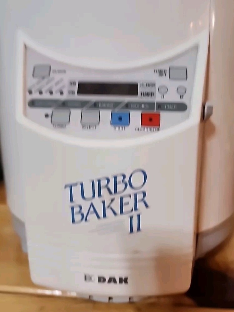 DAK Turbo Baker II Fab-2000 Bread Machine & Dough Maker FAB2000 Works