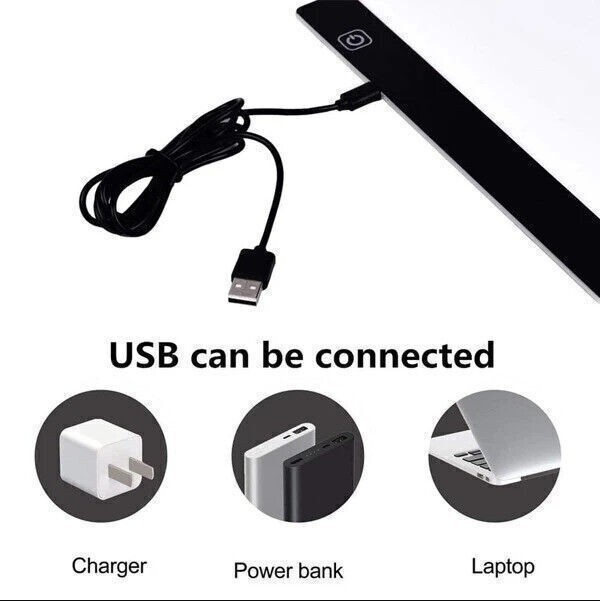 A4 LED Drawing Tracing Table Display Light Box Pad Artist Stencil Board Tattoo