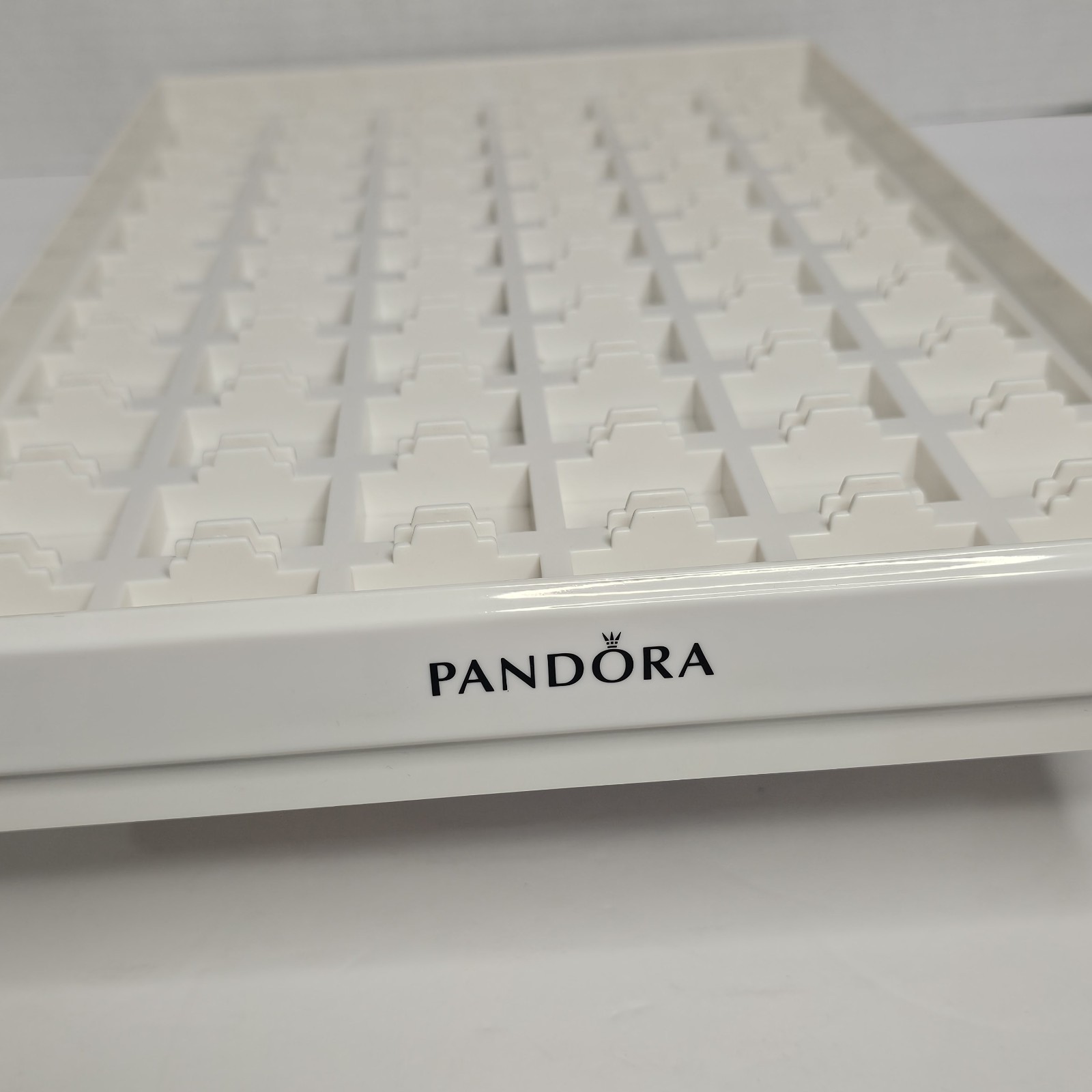 1x Pandora Jewelry Store Counter Display Tray Charms Ring Retail Sales 60 spaces