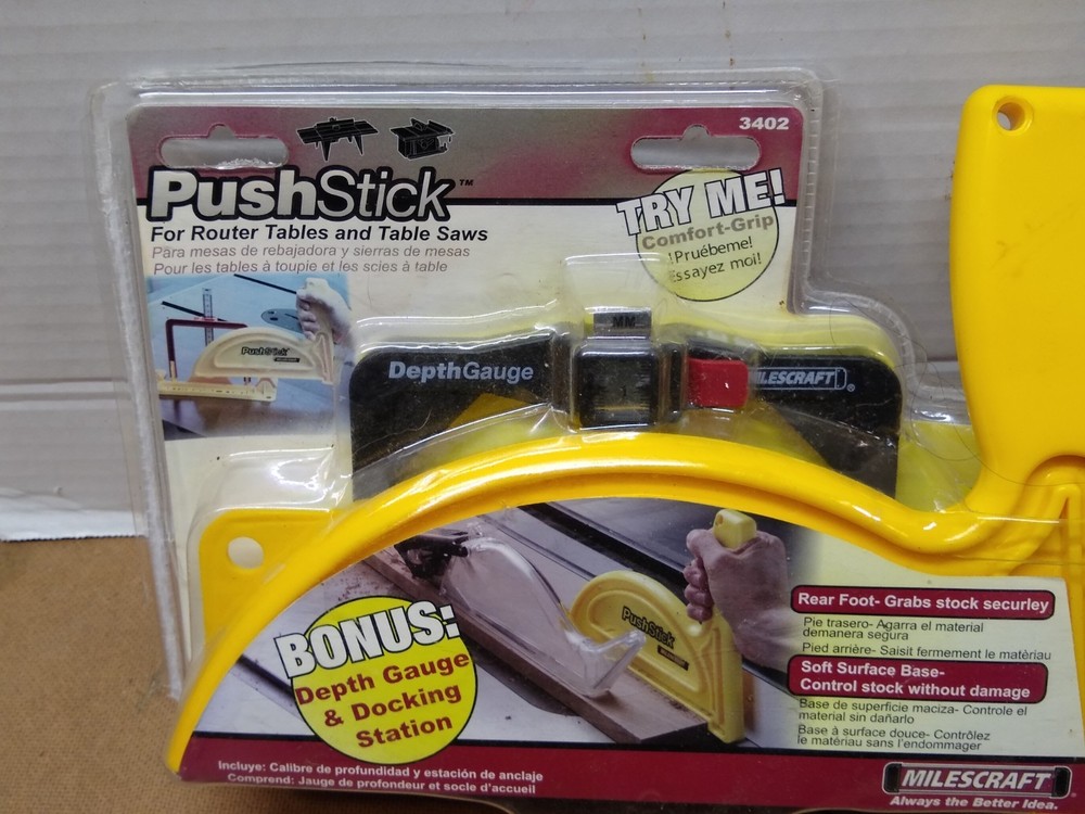 Milescraft 3402 pushstick for Table Saw or router Table