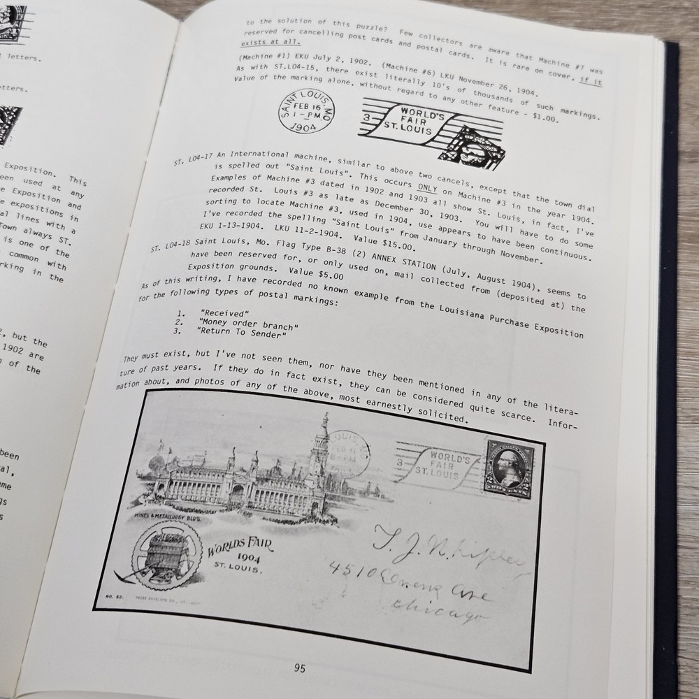 Postal Markings US Expositions 1986 Bomar HC 1st Edition