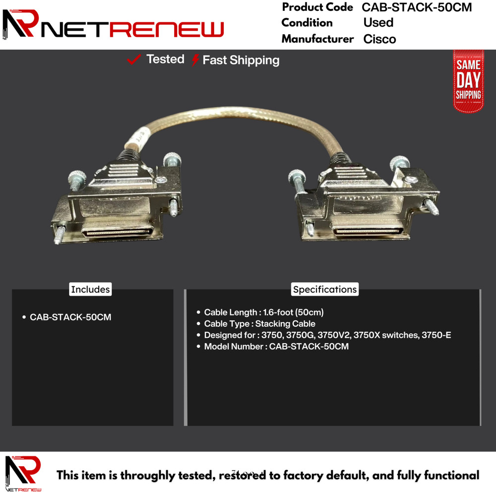 CAB-STACK-50CM Cisco  50cm Stacking Cable