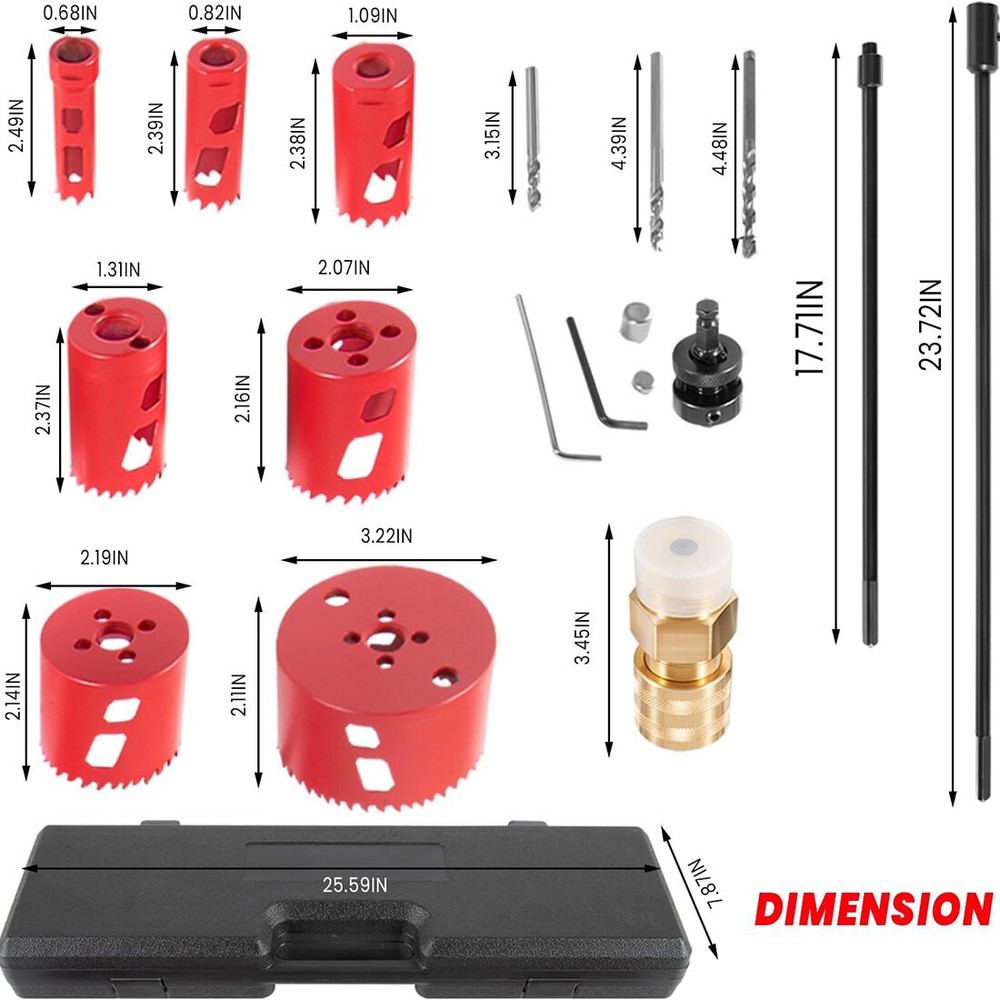 08350 DM3MECH Mechanical Hot Tapping Machine Complete Kit for NPT with Case
