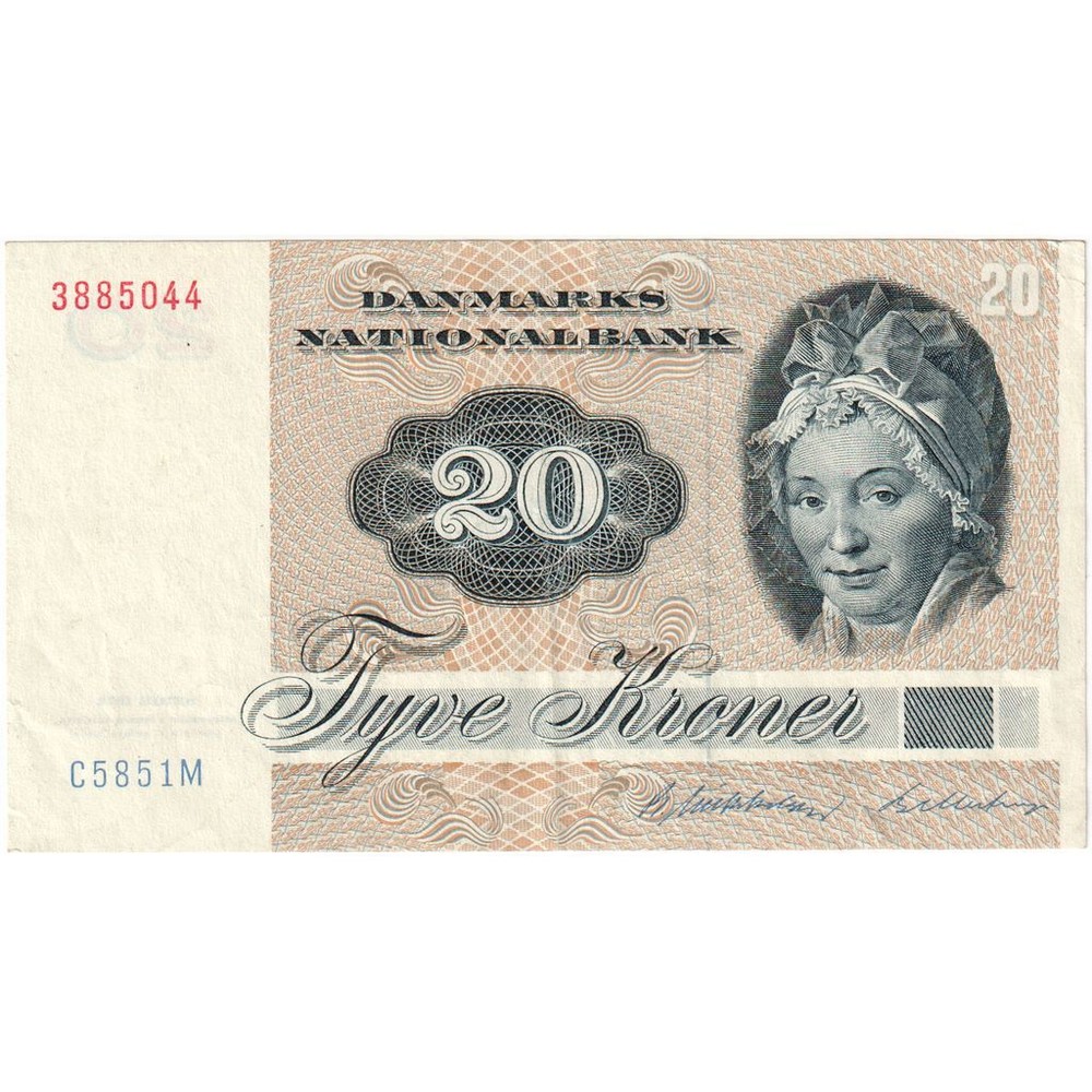 [#232701] Denmark, 20 Kroner, AU(55-58)