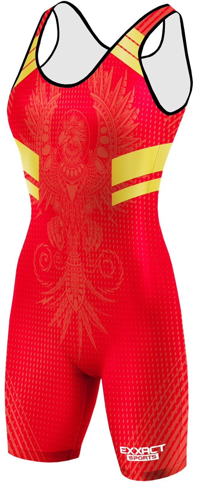 Exxact Sports Sublimated Women? Wrestling Singlet ( Adult )