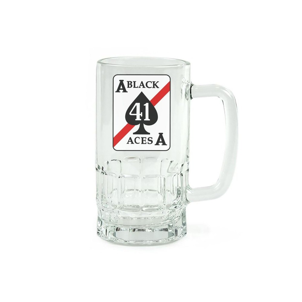 VF-41 Black Aces Logo 16oz Beer Stein