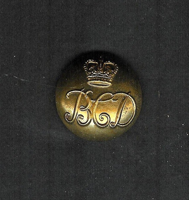 Canadian British Columbia Dragoons Large Button