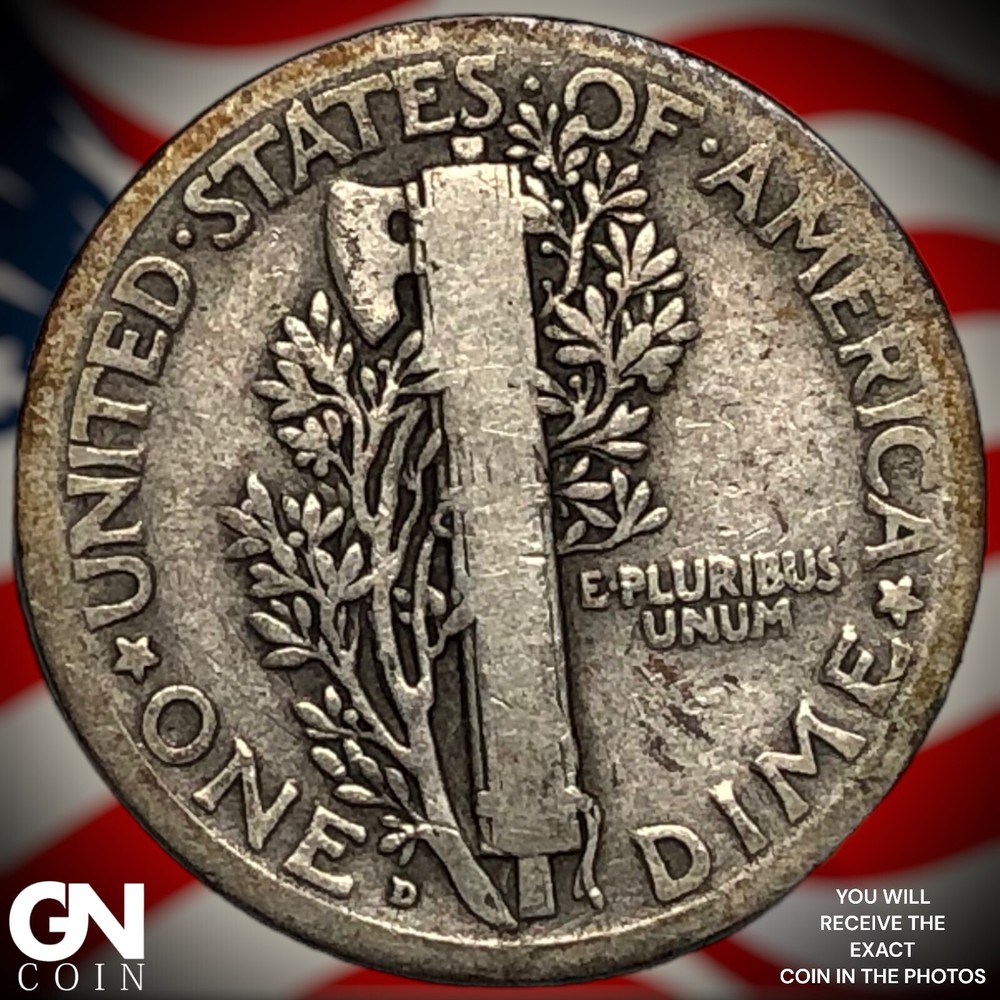 1921 D Mercury Dime M6669