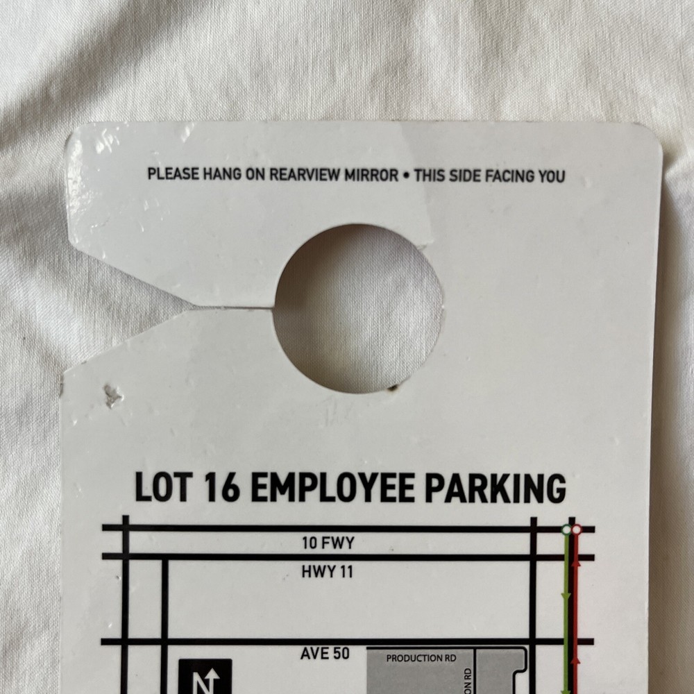 2024 Coachella Weekend 2 Authentic Employee Parking Pass