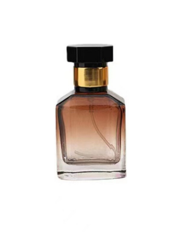 30ml Empty Glass Perfume Bottle - Octagon Cap, Transparent Colours