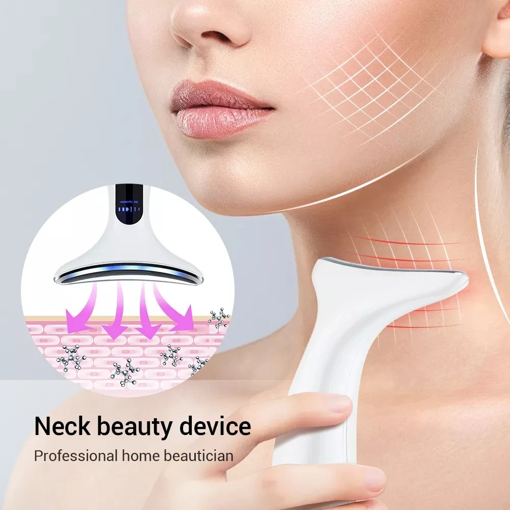 Hot LCD Neck Toning Device - White