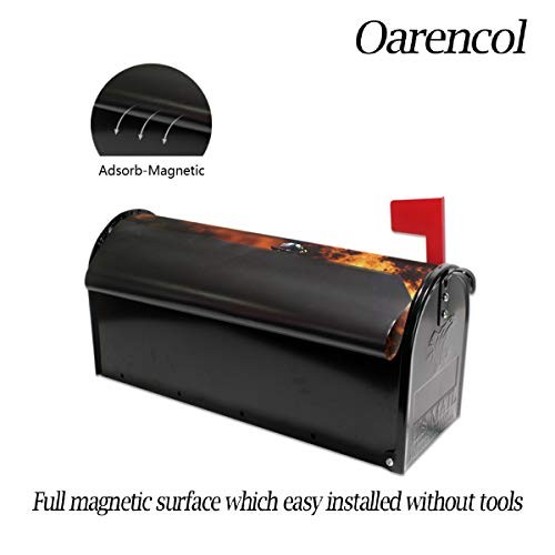 Firefighter Fireman Pattern Mailbox Covers Magnetic Large 25.5" X 21" Multi 18