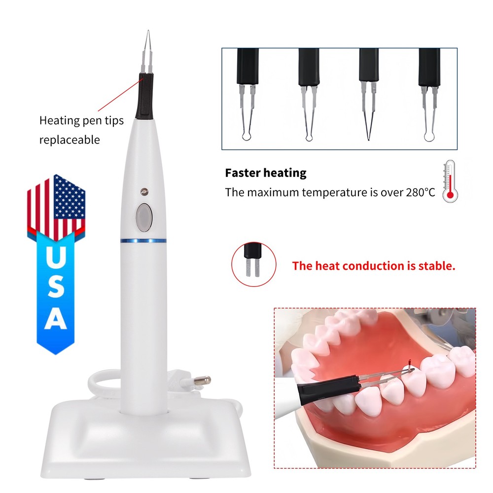 Dental Endodontic Gutta Percha Cutter C Blade 110V + 4 Tips