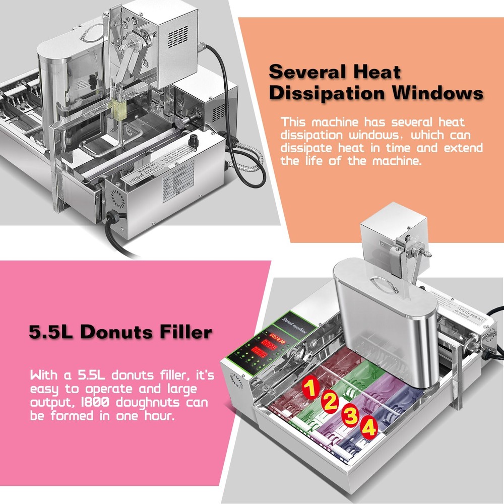 Kolice Auto Donuts Frying machine, Mini Donut Making Machine, Doughnut Maker