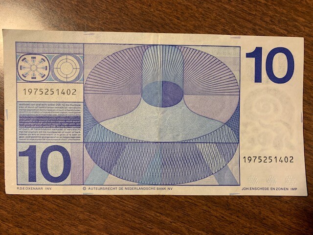 Amsterdam 10 Gulden 1968 (Crisp) (Uncirculated)