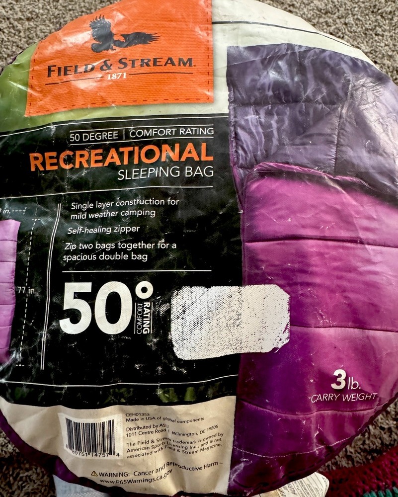 Field And Stream Sleeping Bag