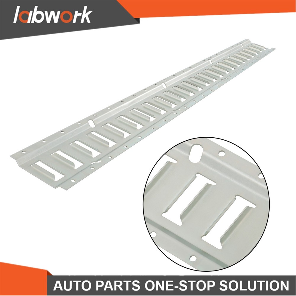 Labwork 4 Pack 4' E Track Tie Down Rail Kit Galvanized Steel For Garages Vans