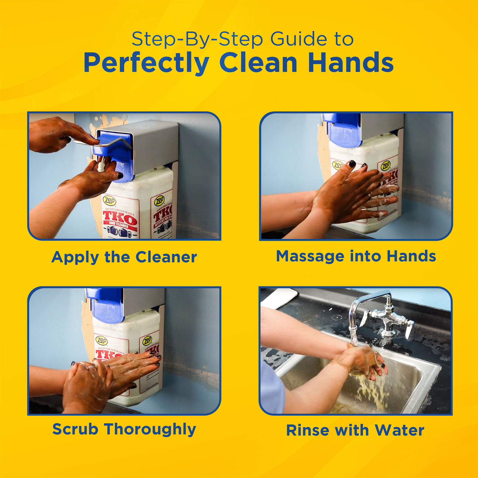 Zep Heavy-Duty TKO Hand Cleaner - 1 Gallon (Case of 4) R54824