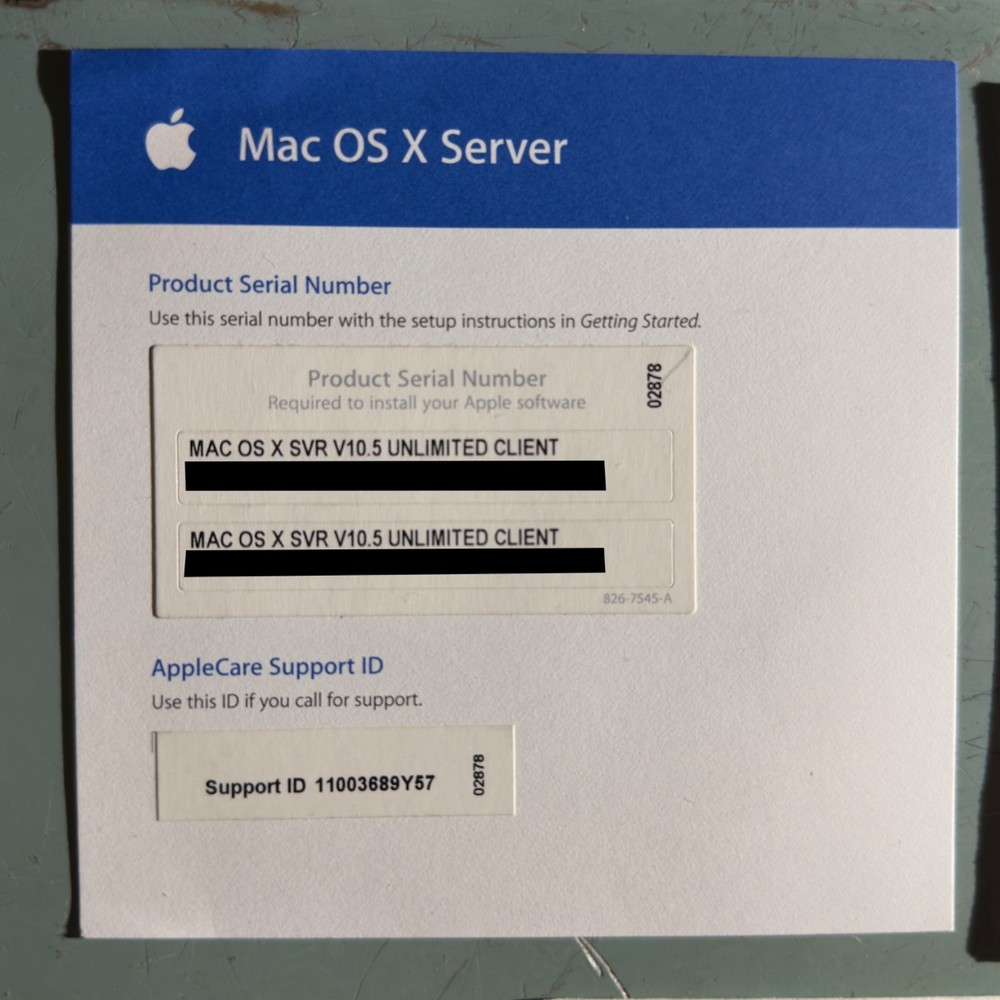 Apple MacOS X Server X 10.5 - Unlimited Client