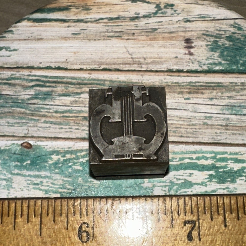Printing Blocks ( Beautiful Harp ) Lead Block