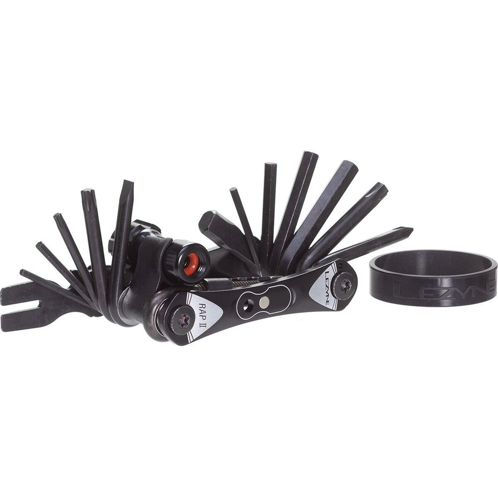 Lezyne RAP II 25 CO2 Multi Tool Black, One Size