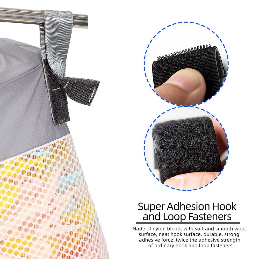 Mesh Clothespin Bag Holder Outside, Multiple Hanging Methods Clothes Pin Bag ...