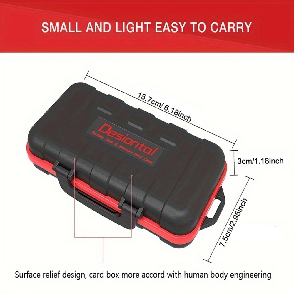 Camera Memory Card Protective Box Camera Battery Box SD/TF Card Storage Box Set